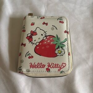 Hello Kitty White and Red Wallet